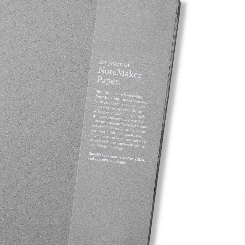 Studio Milligram A5 Charcoal Weekly Agenda Hard Cover Diary 2026 image number 2