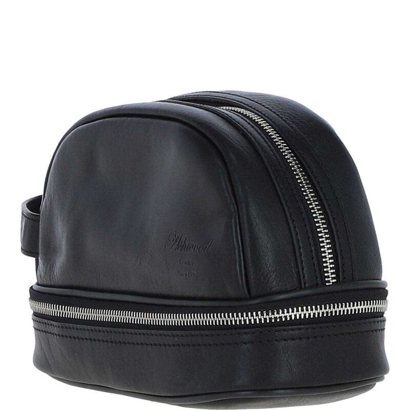 Ashwood Leather Men's Zip Washbag image number 1