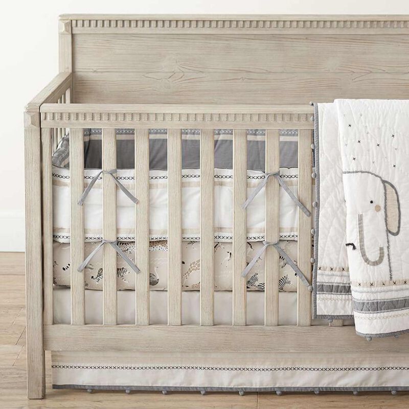 Pottery Barn Kids Rowan Crib Skirt Cribskirt image number 2