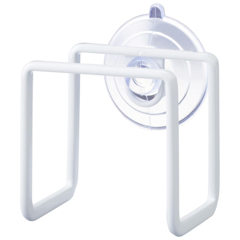Yamazaki Tower Sponge Holder With Suction Cup White image number 0