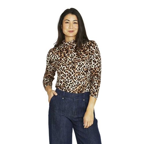 Jump Wild Safari Mock L-S Tee