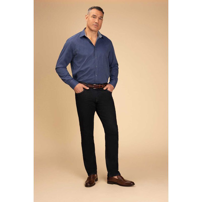 Rembrandt Barbican Navy Blue Spot Shirt image number 3