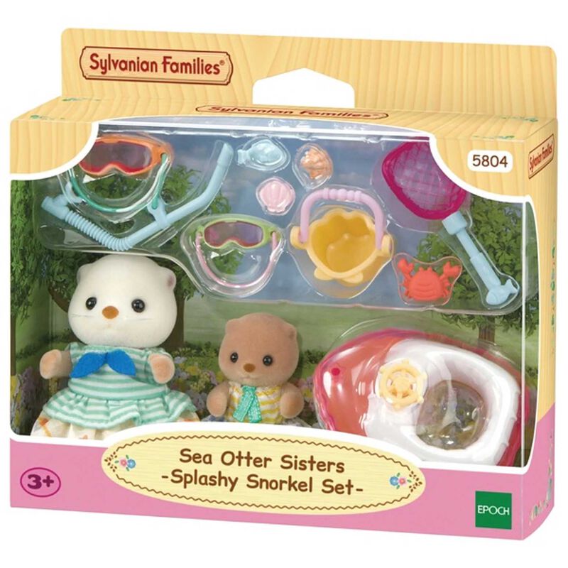 Sylvanian Families Sea Otter Sisters- Splashy Snorkel Set image number 0
