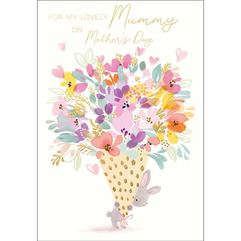 Image Gallery Mother's Day Lovely Mummy Bouquet Card image number 0