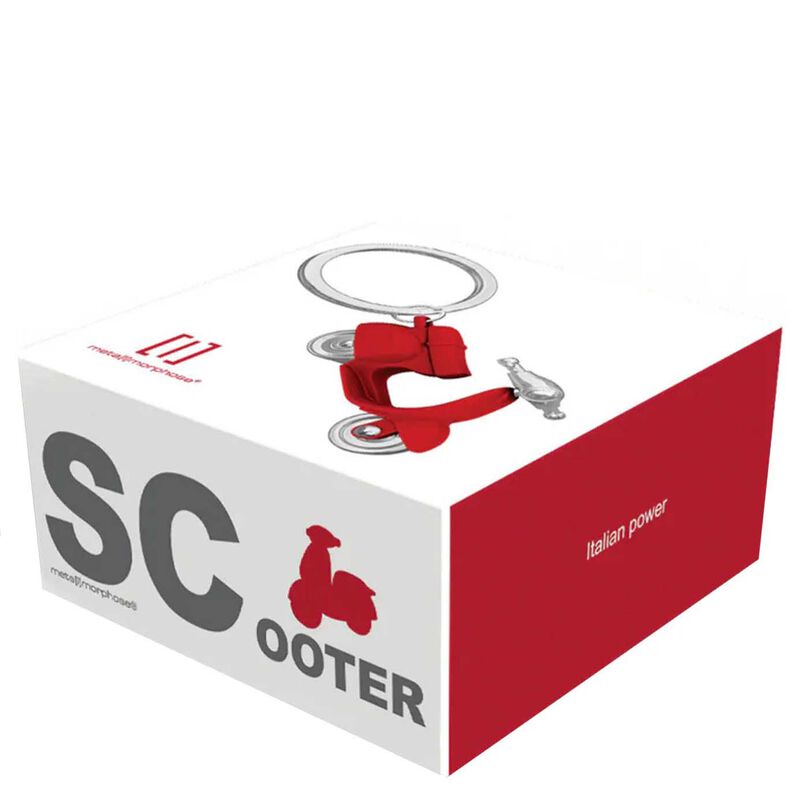 Metalmorphose Red Scooter Keychain image number 1
