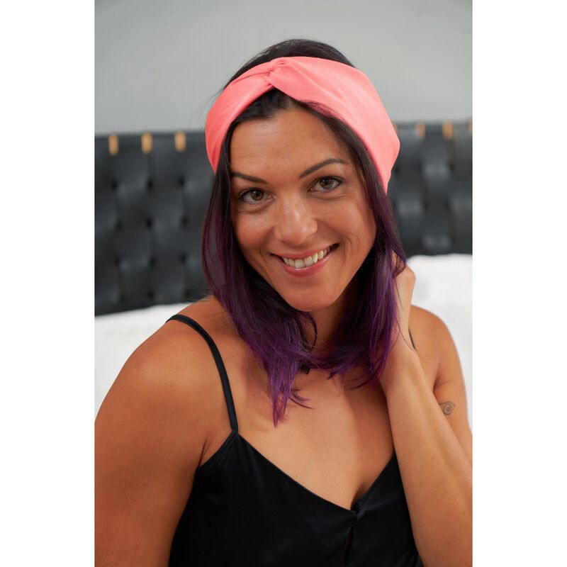 Annabel Trends Luxe Satin Headband - Melon image number 2