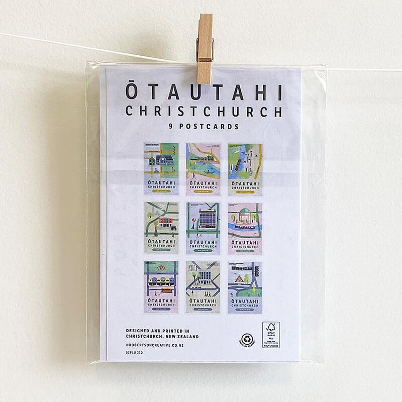Robertson Creative Otautahi Postcard, Set Of 8 image number 1