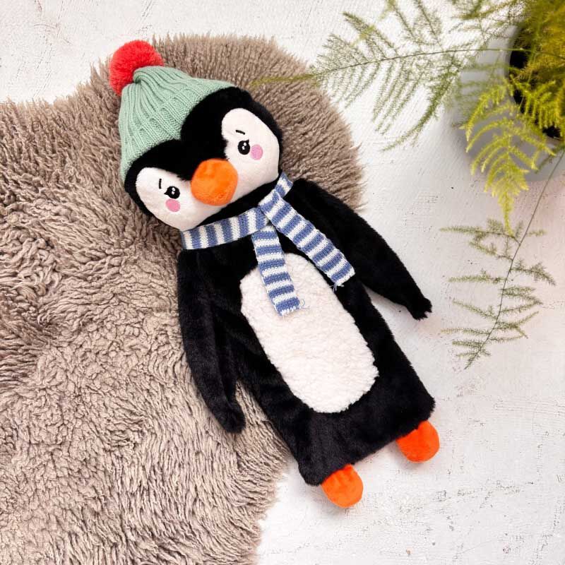 House Of Disaster Hot Water Bottle Penguin Hat image number 2