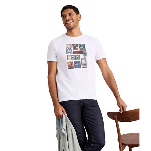 White Stuff Abersoch Graphic Stamp Tee