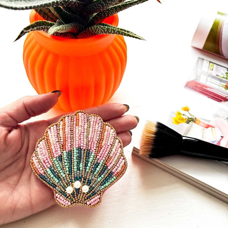 House Of Disaster Tide Shell Compact Mirror image number 1