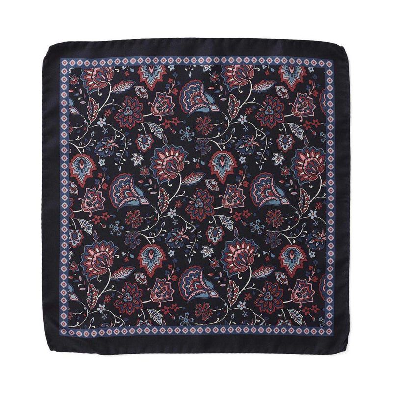 Gibson Sharp Floral Pocket Square image number 0