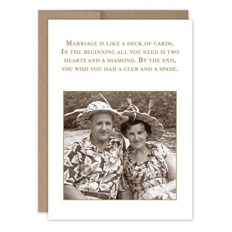 Marriage Is Like A Deck Of Cards Anniversary Card image number 0