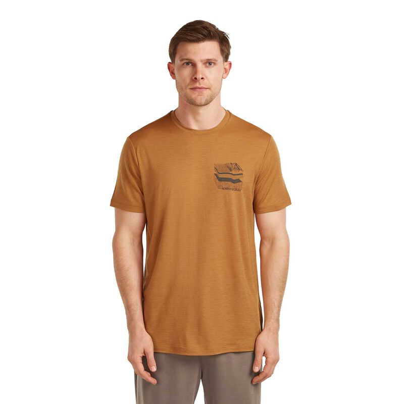 Icebreaker M Merino 150 Tech Lite SS Tee Evolving Layers image number 0