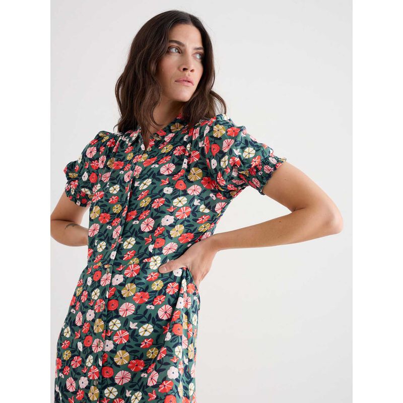 Seasalt Cornwall Bridget Dress Winding Petunias Grove image number 2