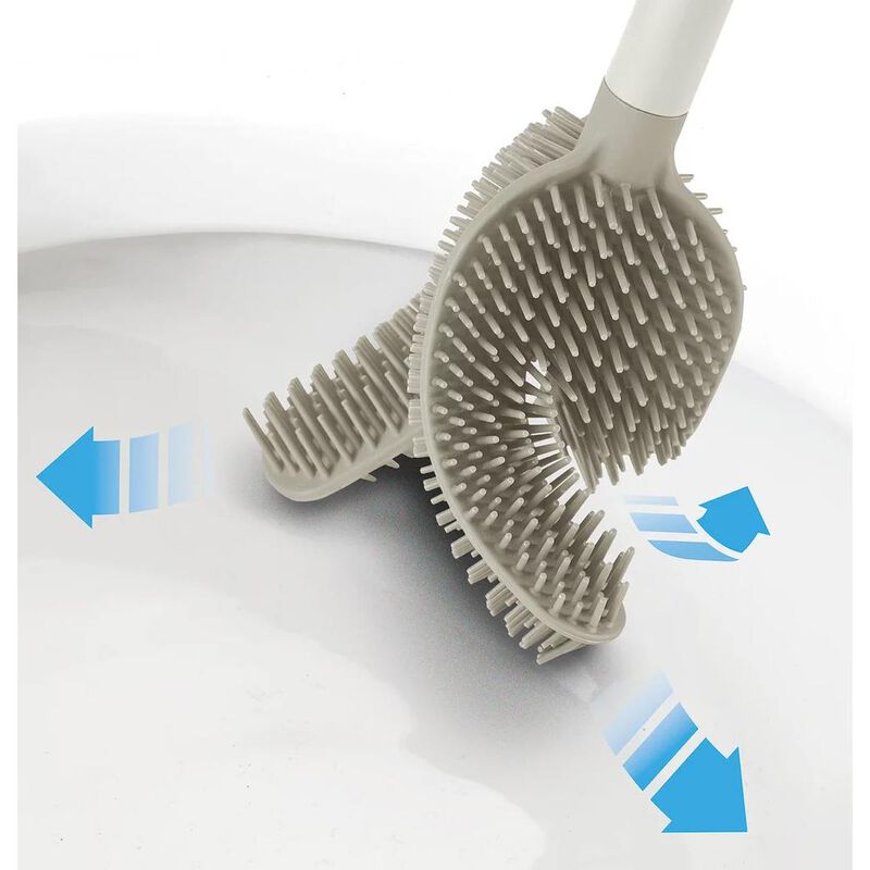Joseph Joseph Flex 360 Toilet Brush - Ecru image number 2