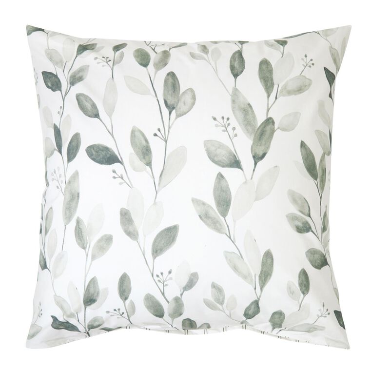 Wallace Cotton Evergreen European Pillowcase image number 0
