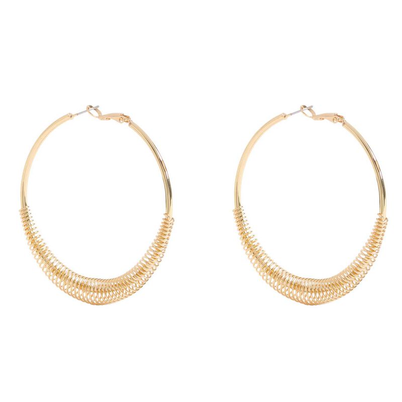 ELK Solf Metallic Hoop Earring image number 0