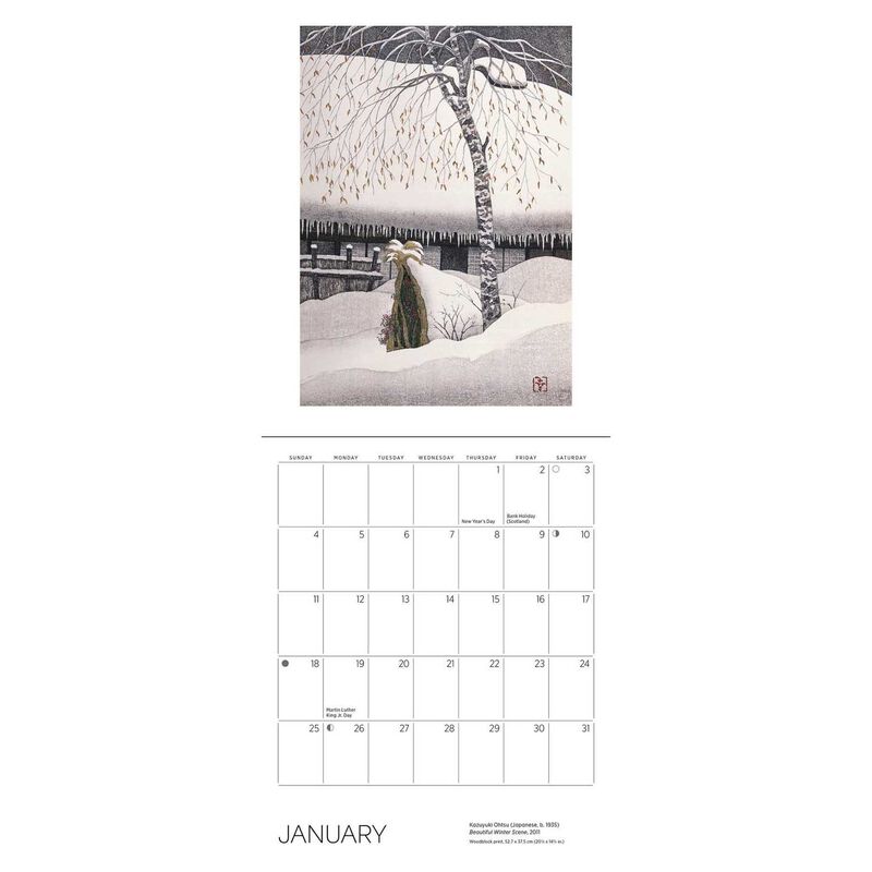 Pomegranate Serenity 2026 Mini Wall Calendar image number 1