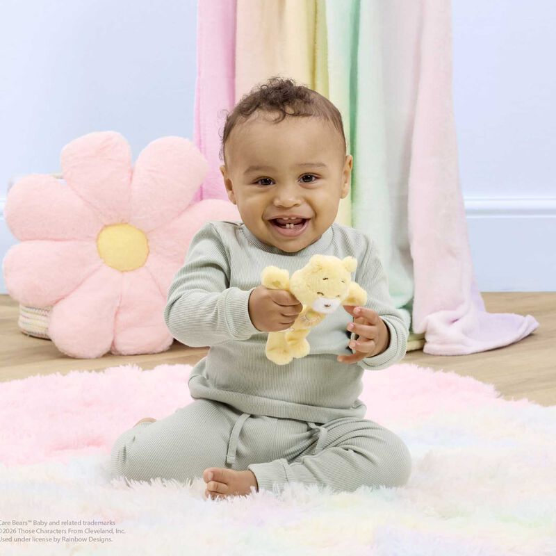 Care Bears Baby Ring Rattle - Funshine Bear image number 1