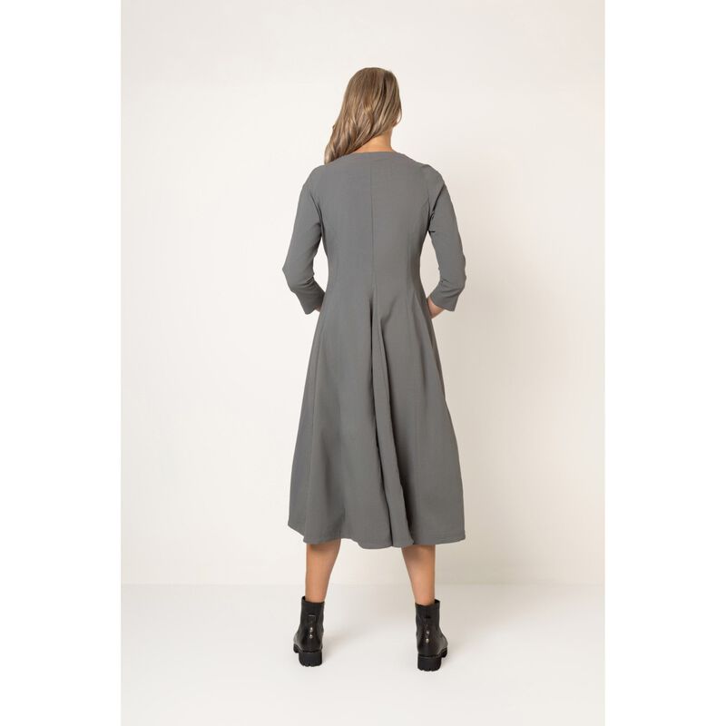 Rundholz Elbow Length Sleeve Panelled Dress image number 1
