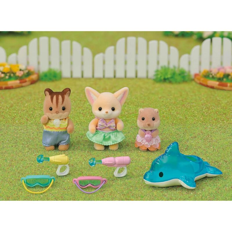 Sylvanian Families Nursery Friends - Pool Fun Trio image number 2