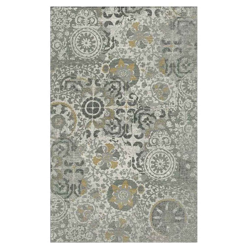 Pottery Barn Talia Printed Rug 152x244cm Gray Multi image number 0