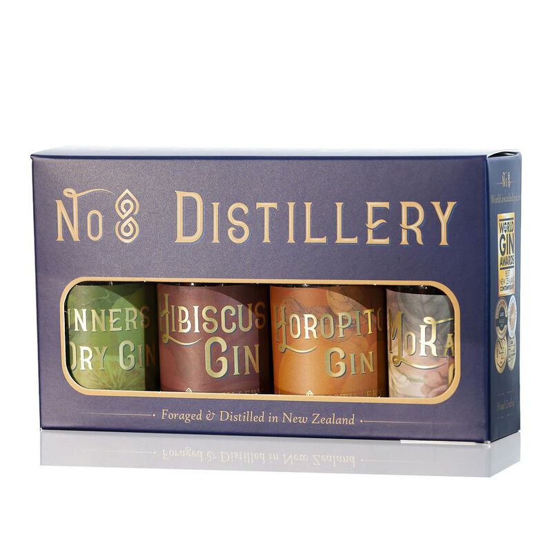No8 Distillery Mini Gin Gift Box 4x50ml image number 0