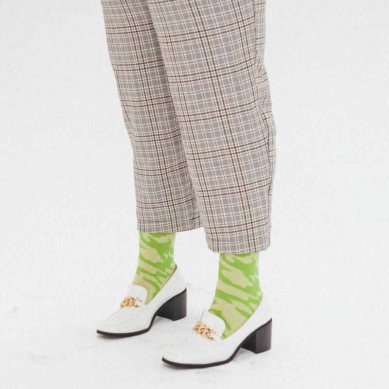 Eat My Socks Wine White Socks image number 3