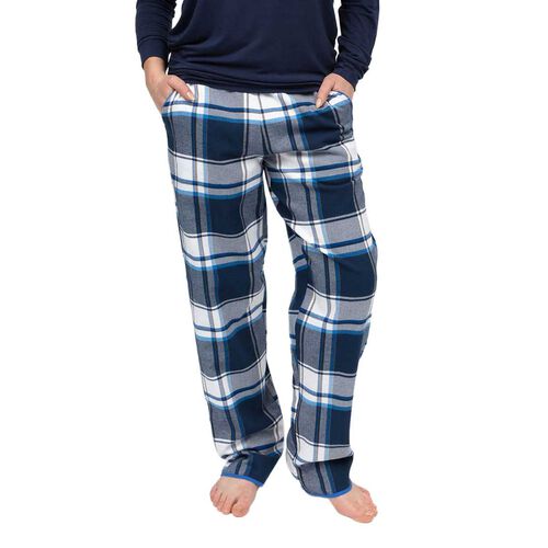 Cyberjammies Frosty Brushed Check Pyjama Bottoms