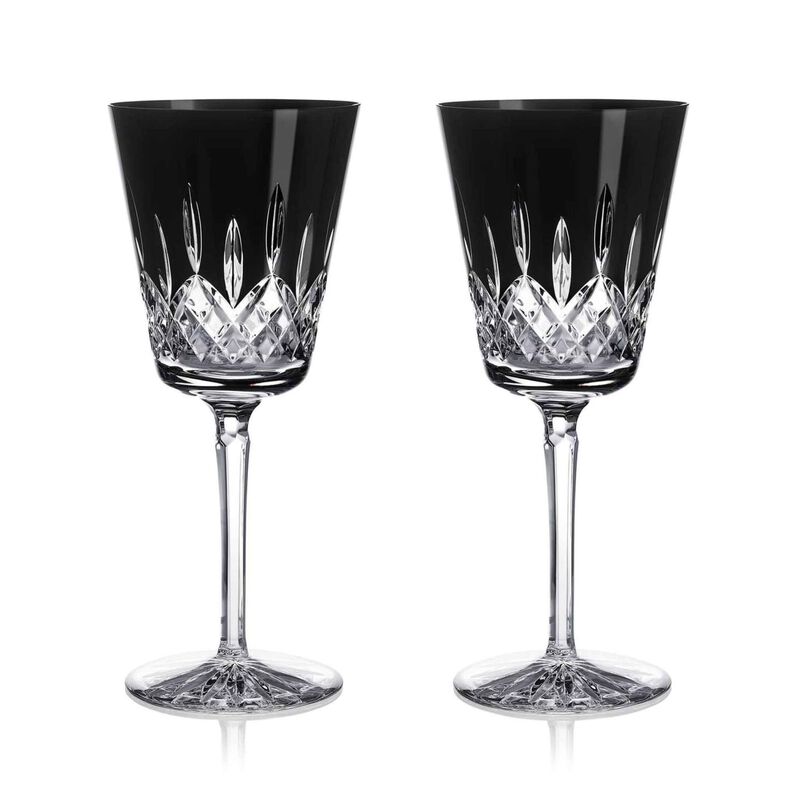 Waterford Lismore Black Large Goblet Pair image number 0