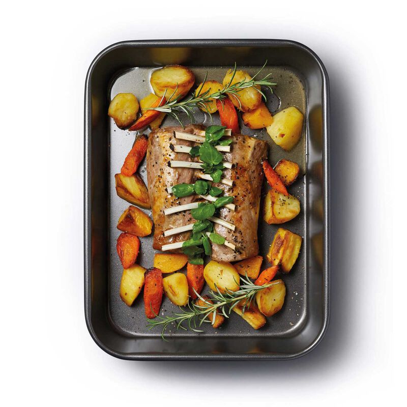 MasterCraft Heavy Base Large Deep Roasting Pan 39x28cm image number 1