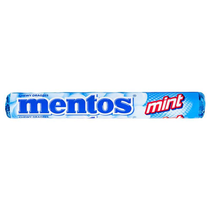 Mentos Chewy Mint Dragees 37.5g image number 0