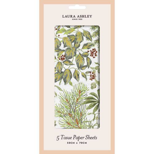 Laura Ashley Red Festive Botanicals Tissue 5 Sheet Pack