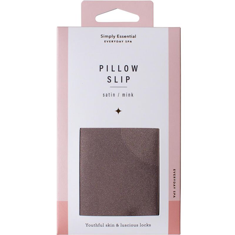 Simply Essential Satin Pillow Slip Mink image number 1