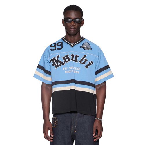 Ksubi Idol Duke Ss Jersey Nue Blue