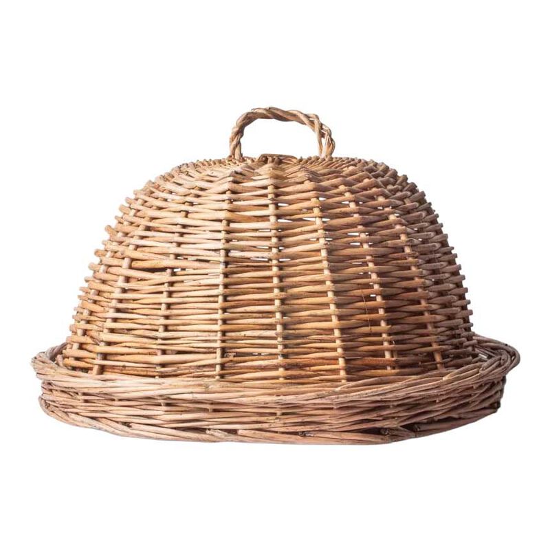 French Country Riviera Woven Round Dome Large image number 0