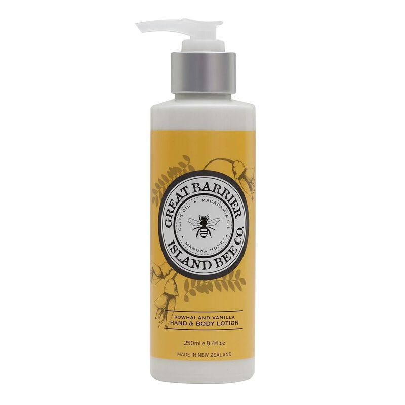 Great Barrier Island Bee Co Island Flowers Kowhai Vanilla Hand Body Lotion image number 0