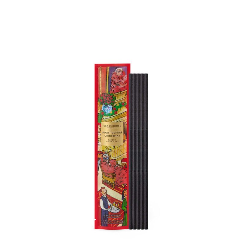 Glasshouse Fragrances 5 Replacement Scent Stems - Night Before Christmas image number 0