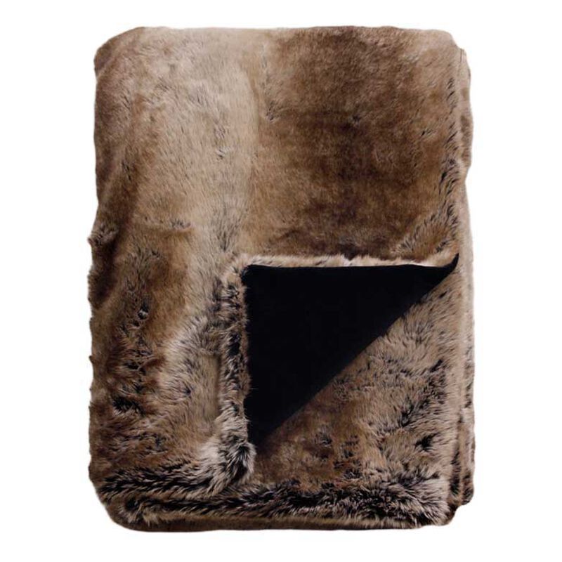 Heirloom Faux Fur Throw Standard - Sable 150X180cm image number 0