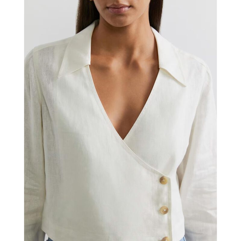 JAG Annabel Linen Ls Blouse image number 2