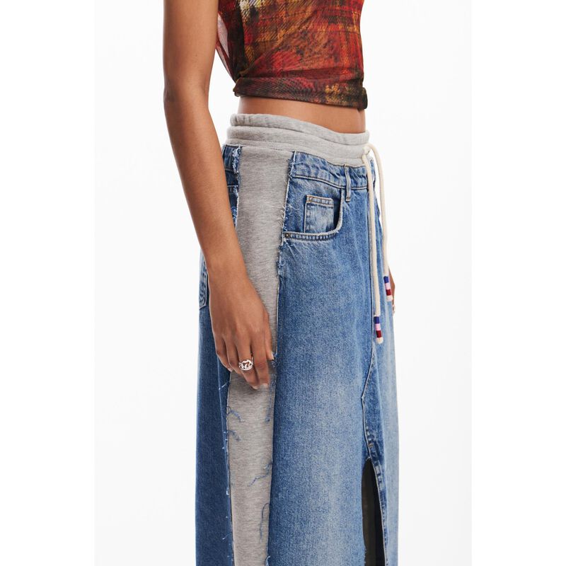 Desigual Pekin Jean Skirt image number 2