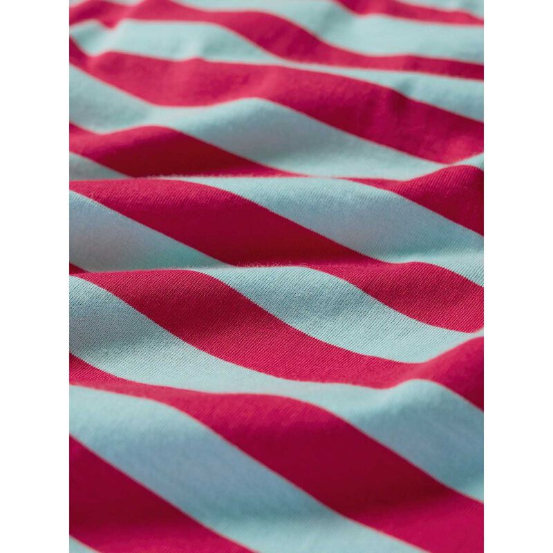 Seasalt Cornwall Sailor T-Shirt Scallion Raspberry image number 2