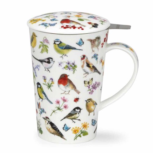 Dunoon Shetland Infuser Set Bird Garden Mug