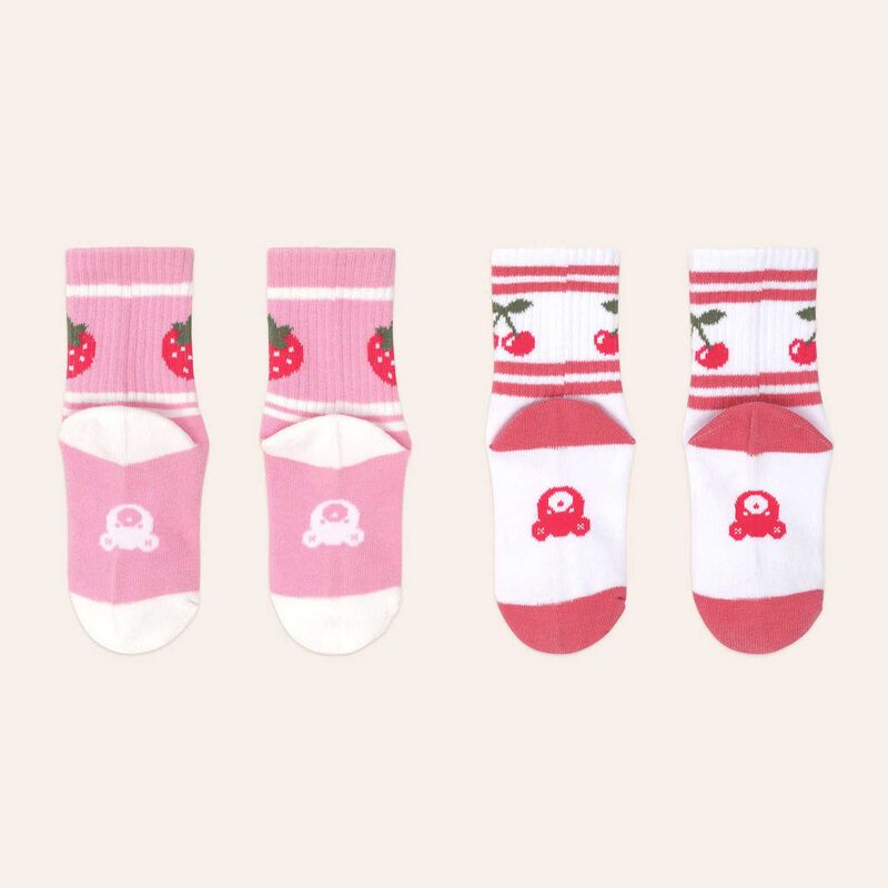 Huxbaby 2Pk Girls Sport Sock 3-5Y image number 1