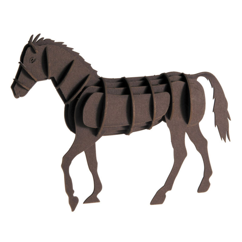 Fridolin 3D Paper Model - Horse image number 0