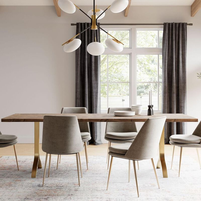 West Elm Finley Low-Back Upholstered Dining Chair image number 2