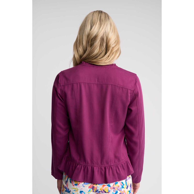 Vassalli Jacket With Frill Hem image number 9
