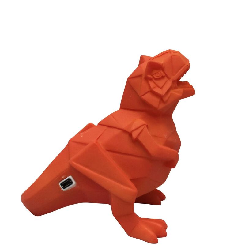 House Of Disaster Mini Led Lamp Dinosaur Orange image number 2