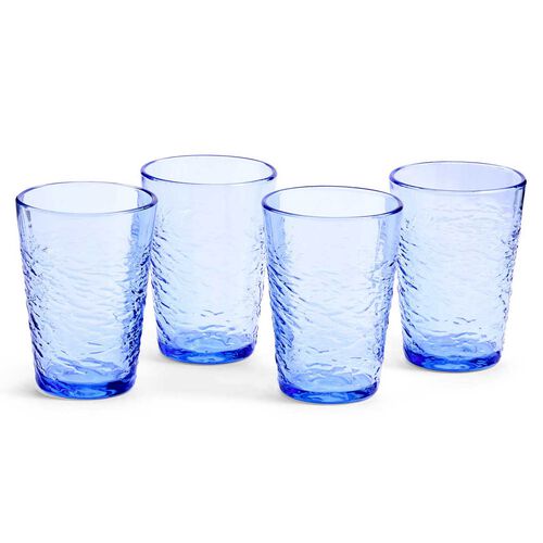 Royal Doulton Pacific Highball Blue 500ml Set of 4