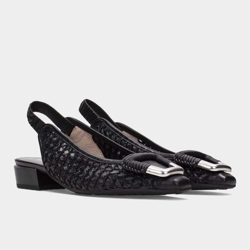 Hispanitas Azucena Raffia Slingback image number 1